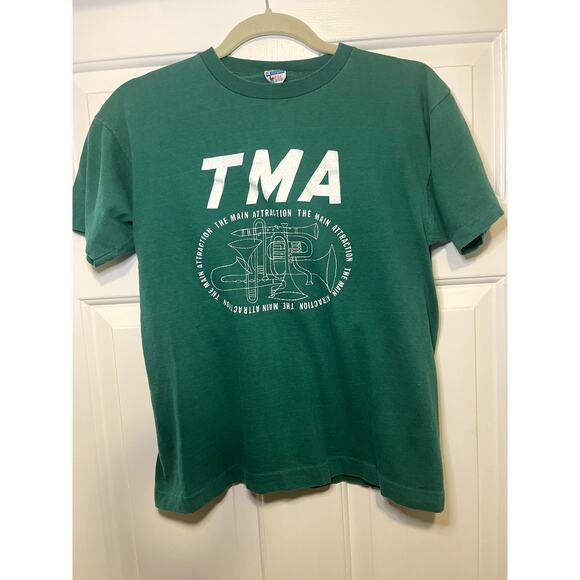Champion Other - Green Champion Single-Stitch Vintage Tee "The Main Attraction" Size L